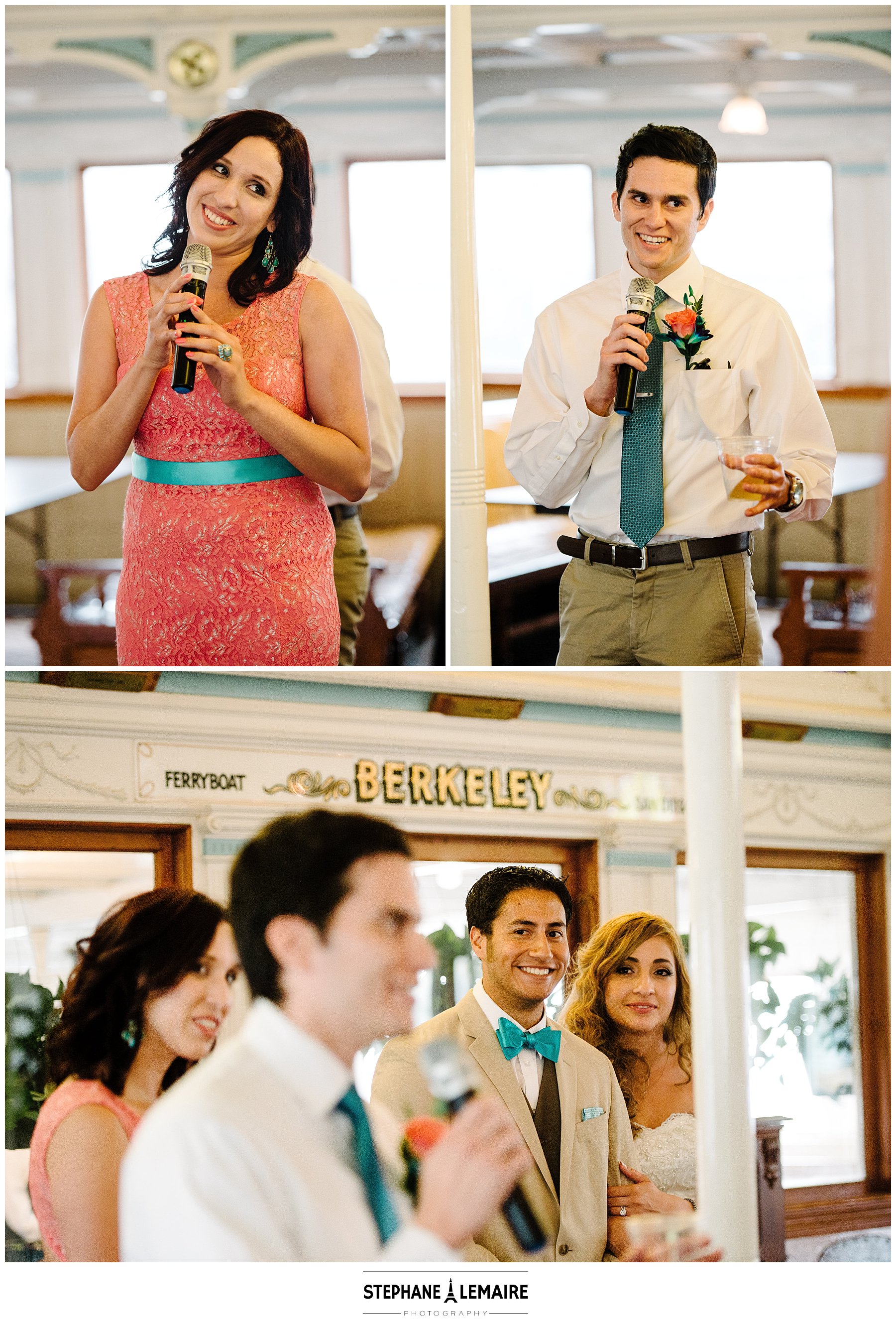 San Diego Wedding Session-Reception at Maritime Museum- Toasts from Best Man and Maid of Honor