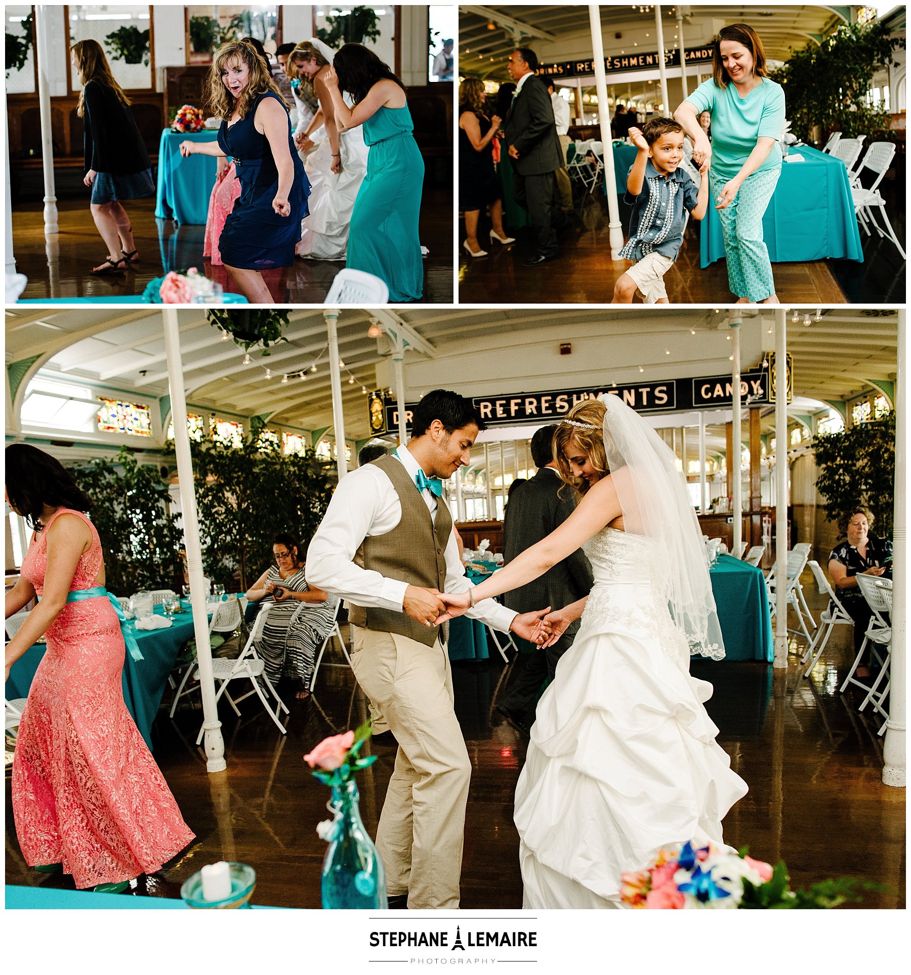 San Diego Wedding Session-Reception at Maritime Museum- On the dancefloor