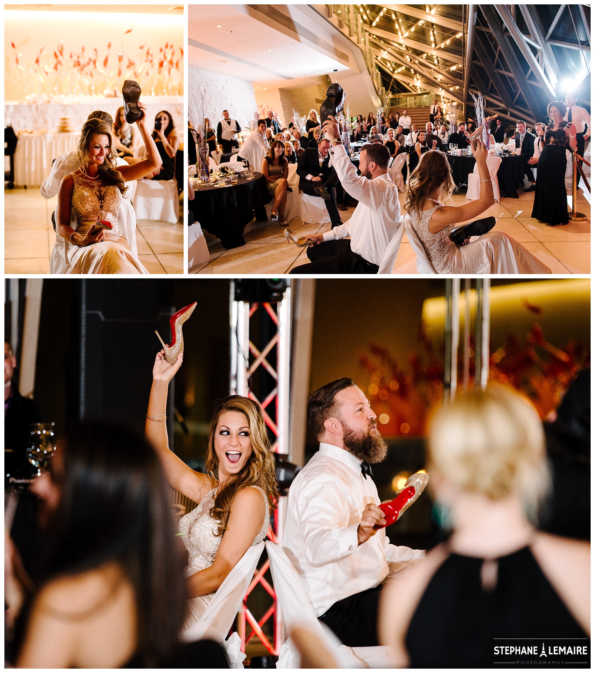 Spencer theater wedding in Ruidoso wedding reception by Stephane Lemaire Photography 