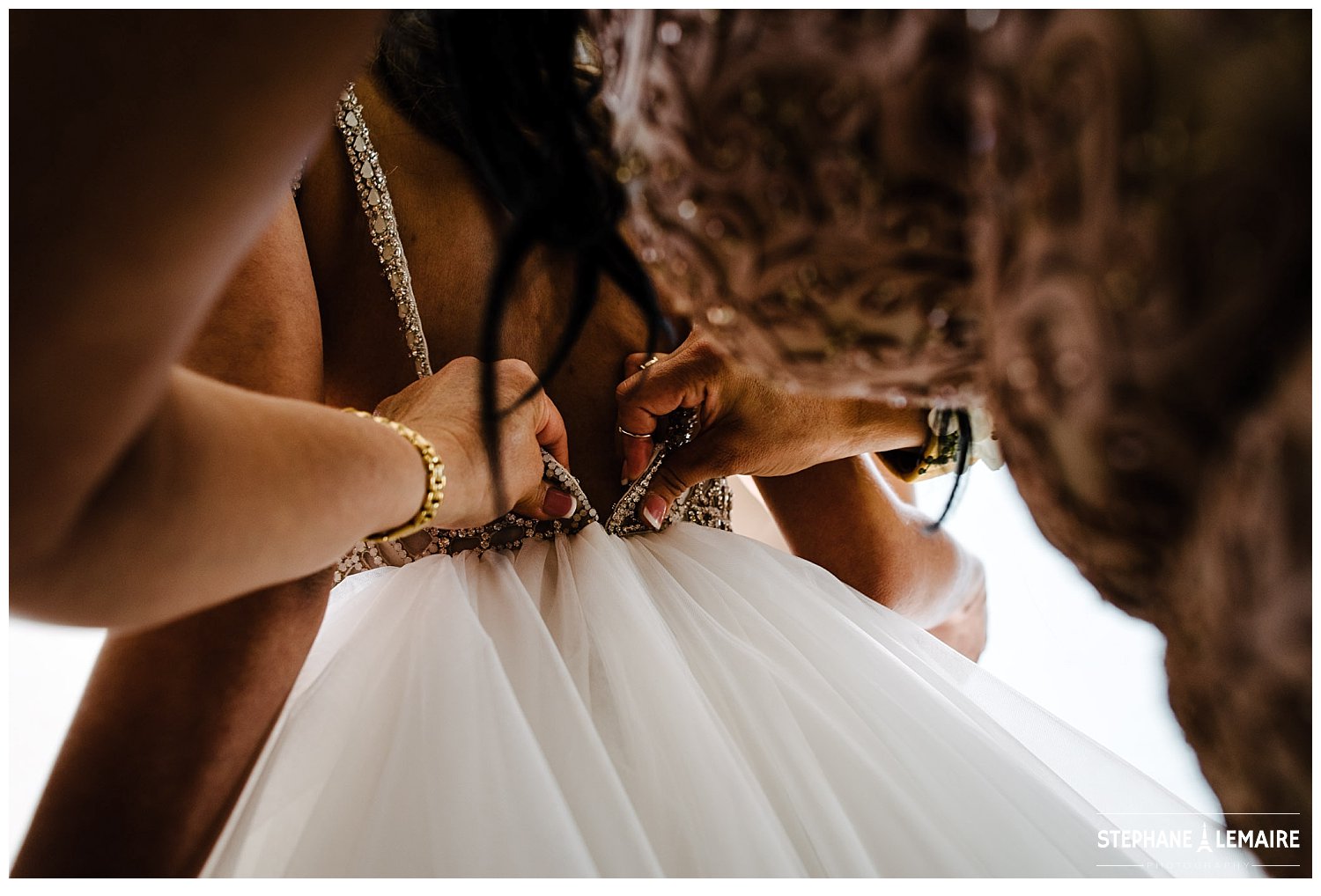 photo of bridal details by Stephane Lemaire photography