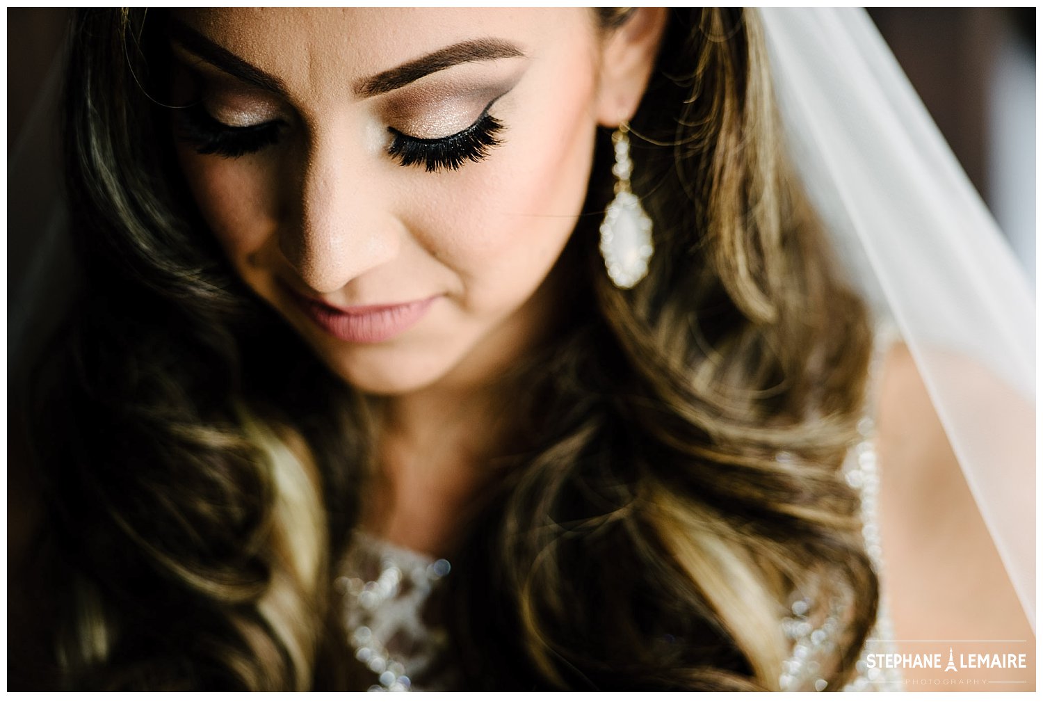 Photo of bride by Stephane Lemaire photography