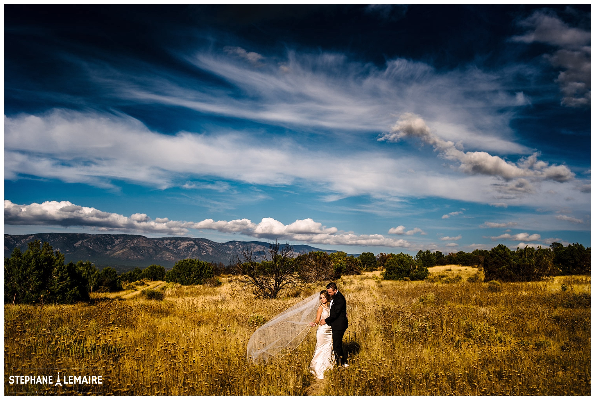 Bride and Groom Landscape shot