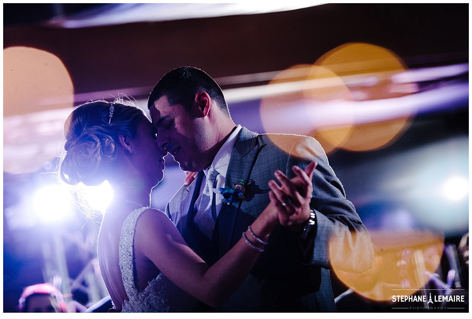 Bride and groom's first dance as husband and wife at the Coronado Country Club in El Paso. 