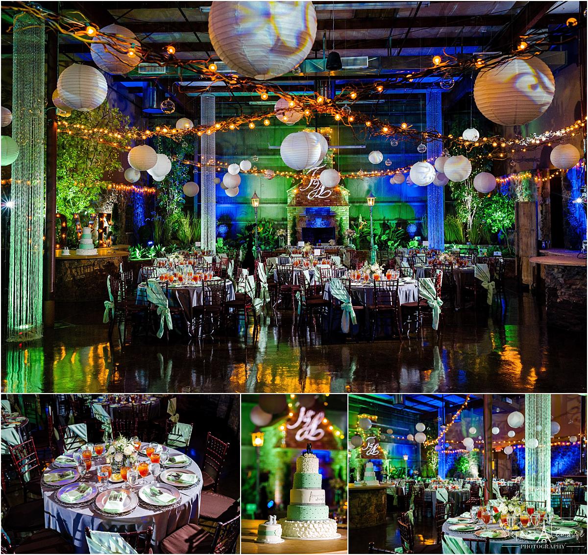 Reception at 150 sunset wedding venue in el paso texas by stephane lemaire photography