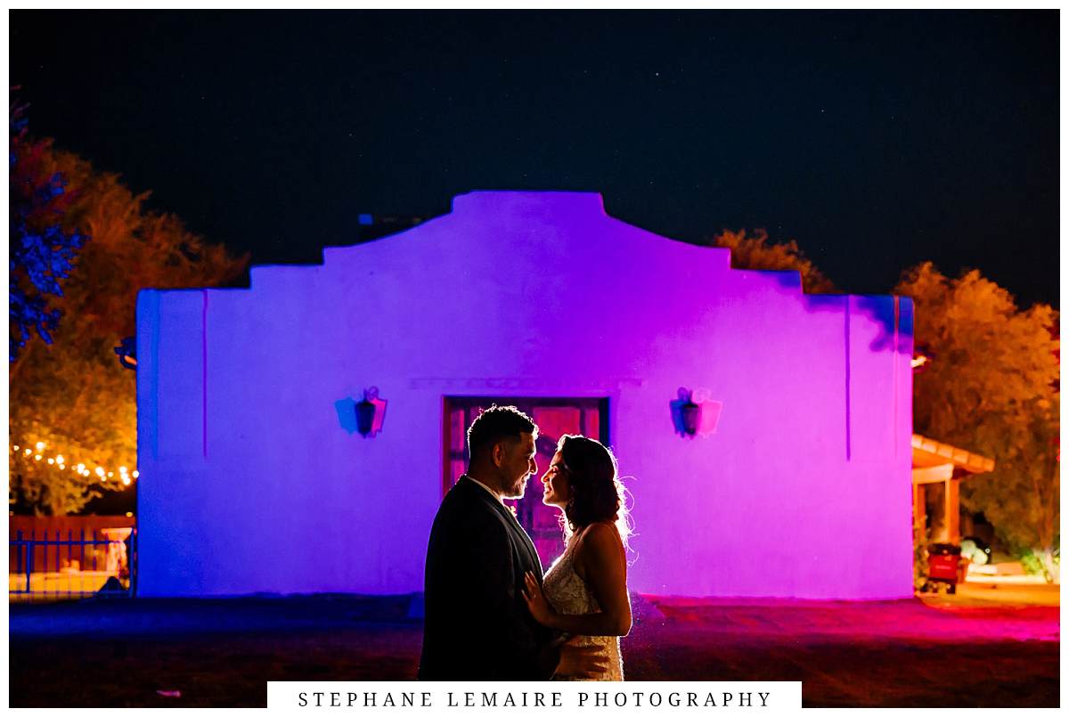 Wedding at Los Portales in El Paso with intimate ceremony